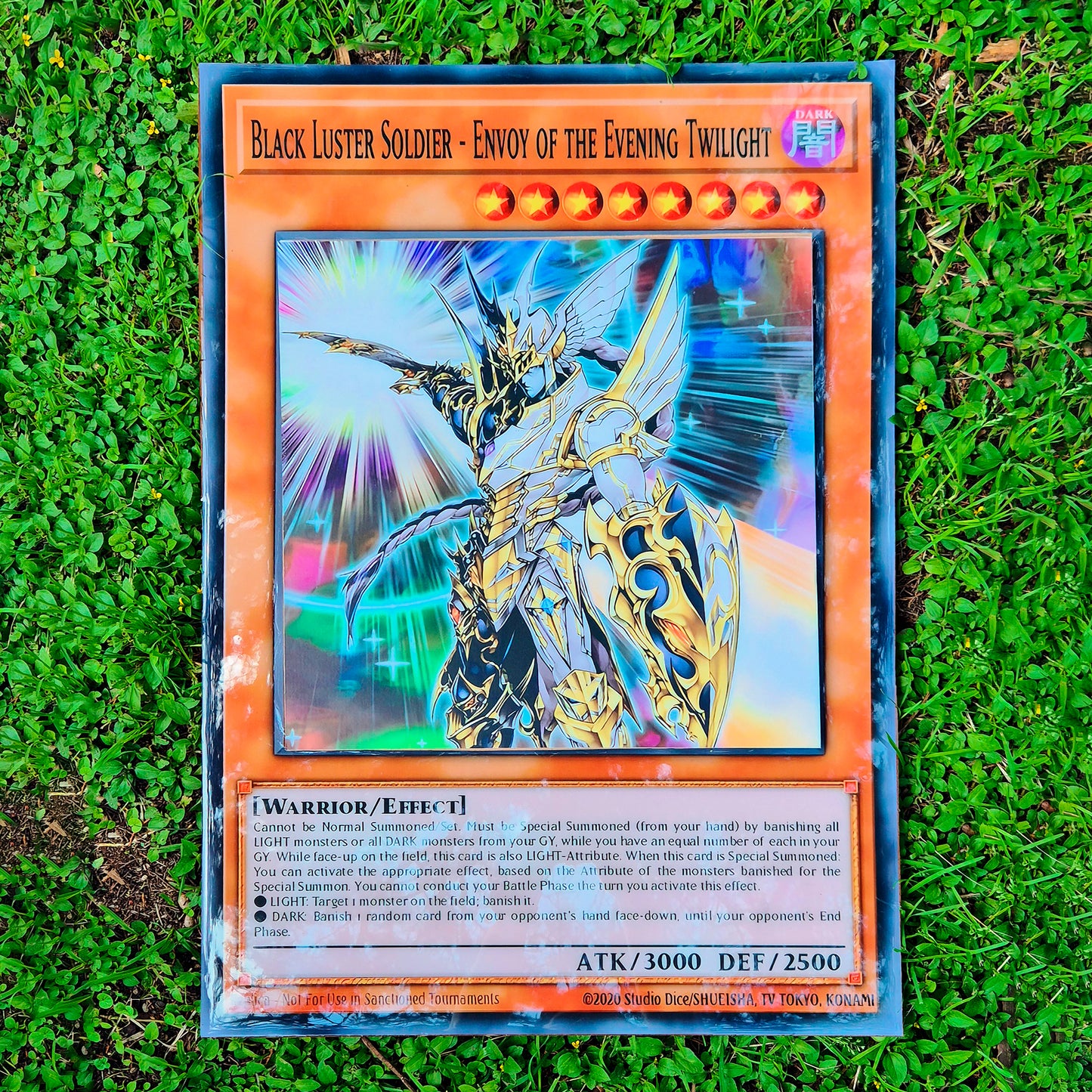 Cuadro Yu-Gi-Oh / "black luster soldier" 45x60cm