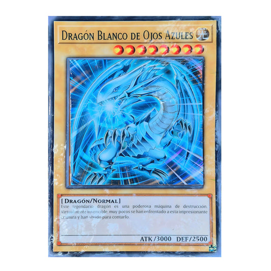 Cuadro Yu-Gi-Oh / "Dragón Blanco de Ojos Azules" 45x60cm