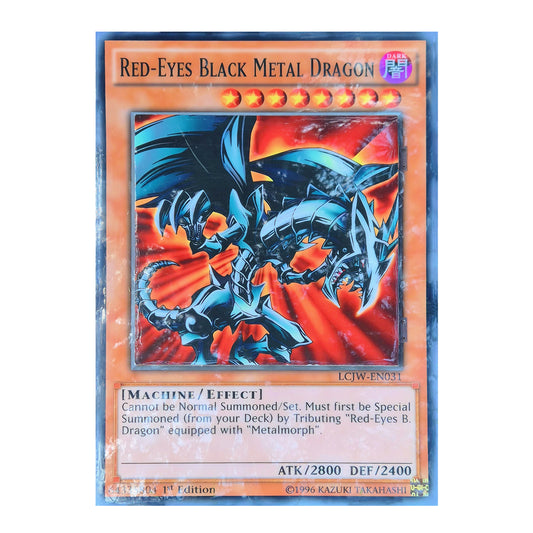 Cuadro Yu-Gi-Oh / "Dragón Negro de Ojos Rojos" 45x60cm