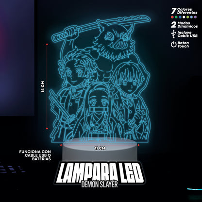 Lampara LED / Demon Slayer